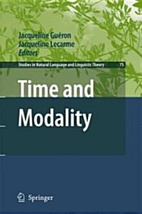 Time and Modality (Hardcover)