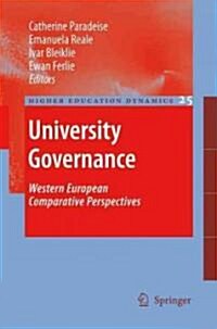 University Governance: Western European Comparative Perspectives (Hardcover, 2009)