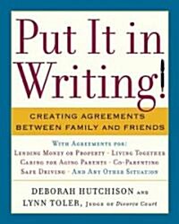 Put It in Writing! (Paperback, 1st)