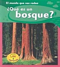Que Es un Bosque? = What Is a Forest? (Paperback)