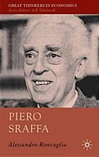 Piero Sraffa (Hardcover)