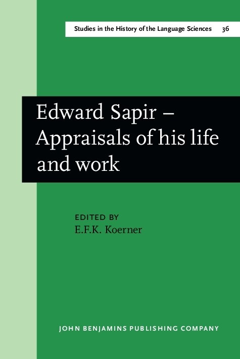 Edward Sapir (Hardcover, UK)