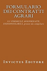 Formulario Dei Contratti Agrari (Paperback)