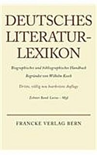 Deutsches Literatur-Lexikon, Band 10, Lucius - Myss (Hardcover, 3)