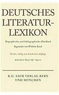 Deutsches Literatur-Lexikon, Band 18, Siff - Spoerri (Hardcover, 3)