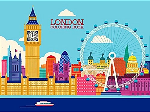 London Colouring Book (Paperback)