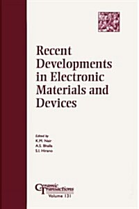 Recent Developments in Electronic Materials and Devices (Hardcover)