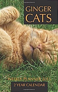 Ginger Cats Weekly Planner 2015: 2 Year Calendar (Paperback)