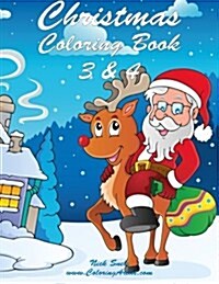 Christmas Coloring Book 3 & 4 (Paperback)