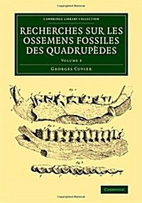 Recherches sur les ossemens fossiles des quadrupedes (Paperback)