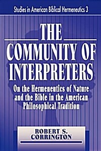 The Community of Interpreters (Paperback, 2)