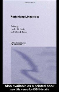 Rethinking linguistics