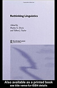 Rethinking Linguistics (Hardcover)