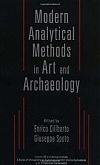 Modern Analytical Methods in Art and Archeology (Hardcover)