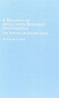 Reading of Apollonius Rhodius Argonautica (Hardcover)