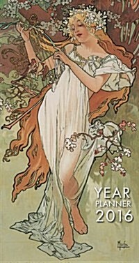 Alphonse Mucha Year Planner 2016 (Paperback)