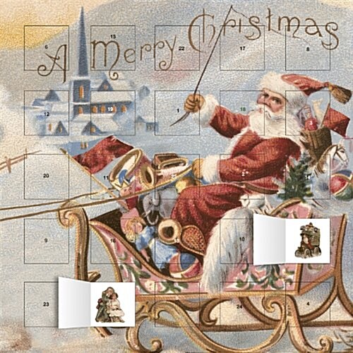 Santas Sleigh advent calendar (with stickers) (Calendar)