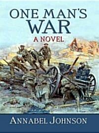 One Mans War (Hardcover, Large Print)