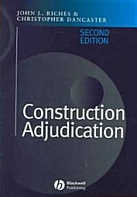 Construction Adjudication (Hardcover, 2, Revised)