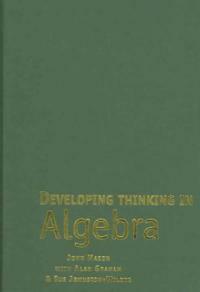 Developing thinking in algebra