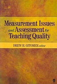 Measurement Issues and Assessment for Teaching Quality (Paperback)