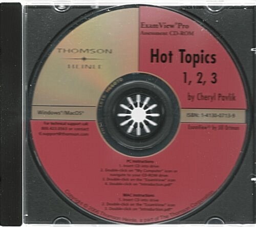 Hot Topics: Assessment CD-ROM with ExamView  (Books 1 - 3) (CD-ROM, New ed)