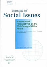 International Perspectives on the Well-Being of Older Adults (Paperback, Volume 58, Numb)