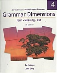 Grammar Dimensions, Book 4: Form, Meaning, and Use [With Access Code] (Paperback, 4)