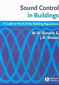 Sound Control in Buildings (Paperback)