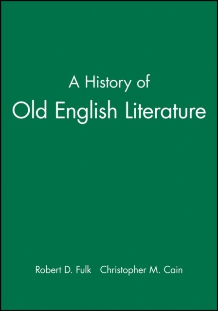 A History of Old English Literature (Paperback)