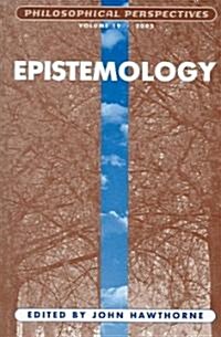 Epistemology Phil Persp Vol 19 (Paperback)
