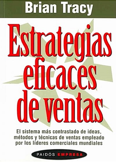 Estrategias Eficaces De Ventas/ Effective Sales Strategies (Paperback, Translation)