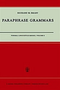 Paraphrase Grammars (Hardcover)