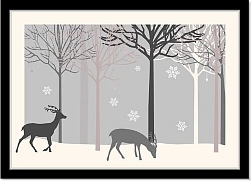 Winter Reindeer Walk Deluxe Boxed Holiday Cards (Other)