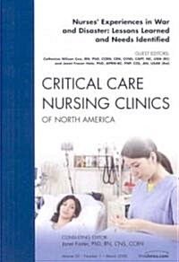 Nurses Experiences in War and Disaster (Paperback, 1st)