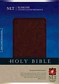 Slimline Center Column Reference Bible-NLT (Hardcover)