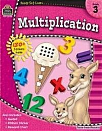Ready-Set-Learn: Multiplication Grd 3 [With 180+ Stickers] (Paperback)