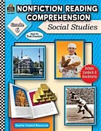 Nonfiction Reading Comprehension: Social Studies, Grd 6 (Paperback)