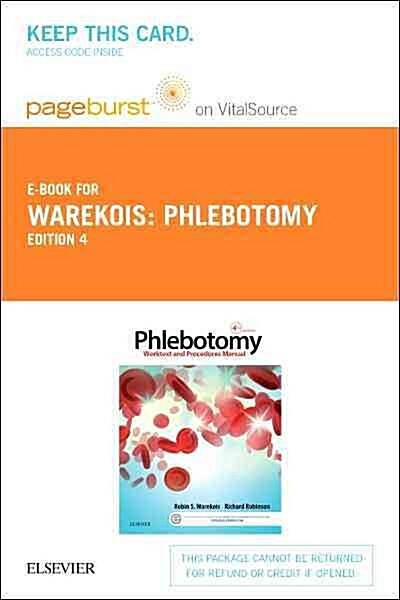 Phlebotomy Pageburst on Vitalsource Retail Access Code (Pass Code, 4th)