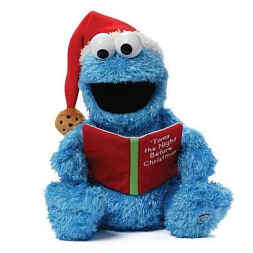 Cookie Monster Christmas Storytime Animated Plush (Plush, Toy)