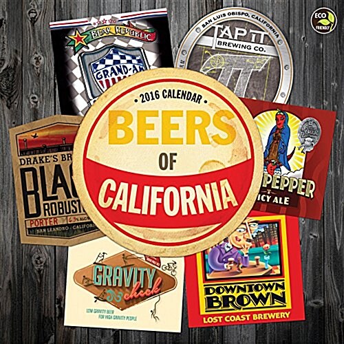 Beer Labels of California Calendar (Wall, 2016)