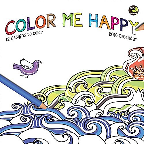 Color Me Happy Calendar (Mini, 2016)