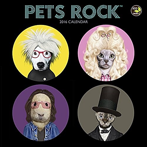 Pets Rock Calendar (Mini, 2016)