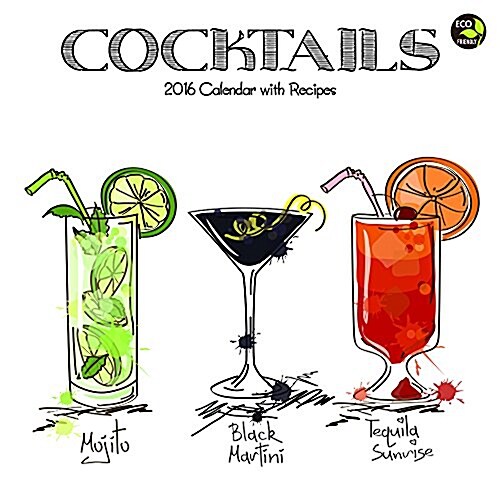 Cocktails Calendar (Wall, 2016)