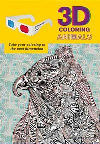 3D Coloring Animals (Paperback)