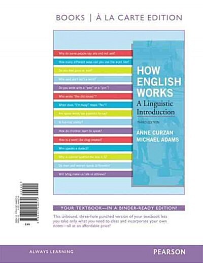 How English Works: A Linguistic Introduction (Loose Leaf, 3)