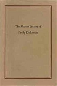 The Master Letters of Emily Dickinson (Paperback)