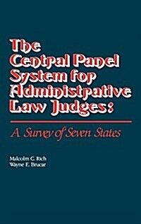 Central Panel System for Administrative Law Judges (Hardcover)