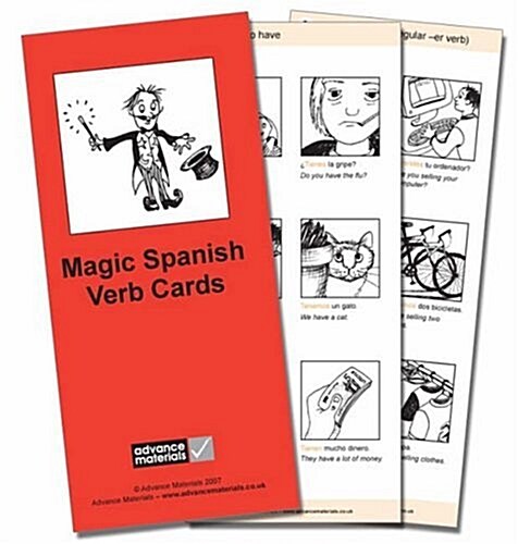 Magic Spanish Verb Cards Flashcards (8) : Speak Spanish More Fluently! (Cards)