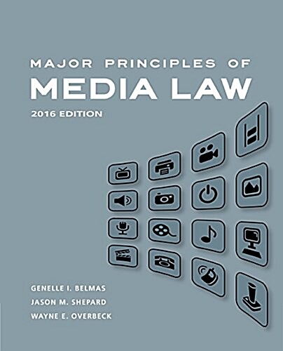 Major Principles of Media Law, 2016 (Paperback)